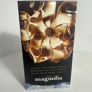 Magnolia VHS 1999 2 Tapes, Tom Cruise, Julianne Moore Pre-owned very good‎